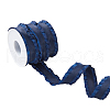 FIBLOOM 10 Yards Polyester Pleated Edged Ribbon for Clothing Decoration DIY-FI0001-13C-8