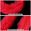 CABODYALS 3 Yards Polyester Pleated Lace Trim OCOR-CY0001-02C-6