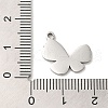 Non-Tarnish 304 Stainless Steel Pendants STAS-Q301-23P-3