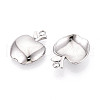 304 Stainless Steel Pendants STAS-T065-74P-2