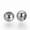 Tarnish Resistant 201 Stainless Steel Spacer Beads X-STAS-R071-36-2