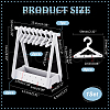   1 Set Coat Hanger Removable Acrylic Earring Displays EDIS-PH0001-92-2