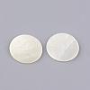 Freshwater Shell Cabochons SHEL-Q008-36-2