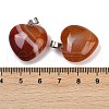 Dyed Natural Banded Agate Pendants G-G202-08A-3