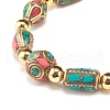 Ethnic Tribal Beaded Stretch Bracelet BJEW-JB07697-4