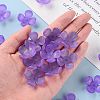 Frosted Acrylic Bead Caps MACR-S371-06A-747-5