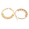 304 Stainless Steel Huggie Hoop Earrings EJEW-P282-01B-G-2