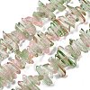 Natural Dyed Quartz Beads Strands G-G791-14R-1