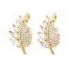 Brass Micro Pave Cubic Zirconia Pendants KK-S526-57G-1