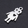 201 Stainless Steel Laser Cut Pendants STAS-S105-T889-1-2