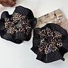 Retro Leopard Print Cloth Elastic Hair Accessories KF6386-3