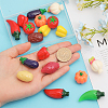 24Pcs 12 Style EPMC Resin Mini Imitation Vegetables Decoration MIMO-FG0001-01-3
