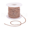 Brass Rhinestone Strass Chains CHC-R125-S6-05S-6
