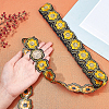 Polyester Lace Trim OCOR-WH0068-52A-3