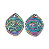 Ion Plating(IP) 304 Stainless Steel Pendants STAS-G278-22M-2