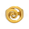 Whorl 304 Stainless Steel Finger Rings FS-WG9C9A0-04-2