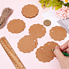 SOFPLATE 200Pcs Blank Kraft Paper Gift Tags CDIS-SP0001-10C-3