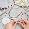 ARRICRAFT Dyed & Heated Natural Agate Round Beads Strands G-AR0001-55-3