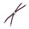 Twisted Nylon Cord Silder Bracelets DIY-B066-03P-26-1