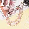 Heart & Moon & Star Acrylic Beaded Bag Straps AJEW-BA00109-2