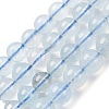 Natural Aquamarine Beads Strands G-P342-10-6mm-C-1