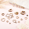 Gorgecraft 5Sets 5 Styles Wood Cabochons WOOD-GF0002-26-4
