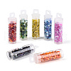 7 Bottles DIY Glass Seed Beads Sets DIY-N006-02E-1
