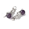 Natural Amethyst Pendants G-L512-E12-2