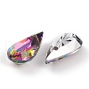 Embossed Glass Rhinestone Pendants GLAA-J101-06A-001VO-2