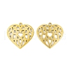 5Pcs 201 Stainless Steel Pendants STAS-MO56-02B-G-1