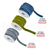  30 Yards 3 Colors Single Face Velvet Ribbon SRIB-TA0001-08-4