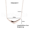 Elegant V-shaped Stainless Steel Pendant Necklaces for Women LC5573-2-2