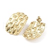 304 Stainless Steel Stud Earrings EJEW-P245-17G-2