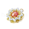 Seed Beads Beaded Charms PALLOY-MZ00273-03-3
