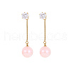 Stainless Steel Dangle Stud Earrings WX9463-1