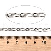 304 Stainless Steel Oval Link Chains CHS-C018-04P-3