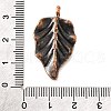 Tibetan Style Alloy Pendants TIBE-L008-16R-3