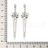 Tibetan Style Alloy Big Pendants FIND-G078-32B-AS-3