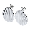 201 Stainless Steel Stud Earrings EJEW-K270-17P-1