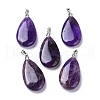 Natural Amethyst Pendants G-D084-01P-B03-1