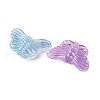 Luminous UV Plating Rainbow Iridescent Acrylic Beads OACR-O008-11-2