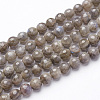 Natural Labradorite Beads Strands G-D136-6mm-11-2