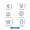 Transparent Acrylic Beads TACR-TA0001-11-17