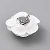 Camellia Shaped Velet Lapel Pin JEWB-WH0010-50A-2