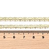 Brass Textured Mariner Link Chain Necklaces NJEW-M108-09G-3
