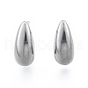 304 Stainless Steel Teardrop Stud Earrings for Women EJEW-N052-01P-2