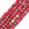 Dyed Natural Regalite/Imperial Jasper/Sea Sediment Jasper Beads Strands G-B124-C05-09-1