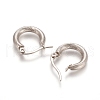 304 Stainless Steel Geometric Hoop Earrings STAS-D171-16C-P-2