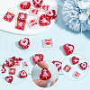 ARRICRAFT 16Pcs 4 Styles Handmade Lampwork Pendants LAMP-AR0001-36-3