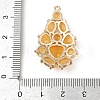 Brass Cat Eye Pendants KK-R224-16B-G-3